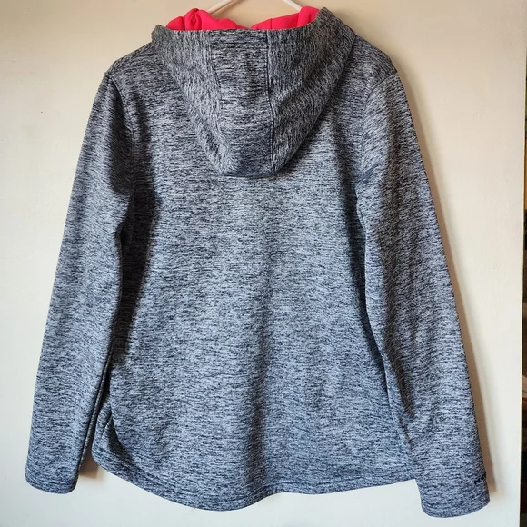 Under Armour ColdGear Sweatshirt/Hoodie, Hot-pink Logo & Lining - Picture 2 of 6